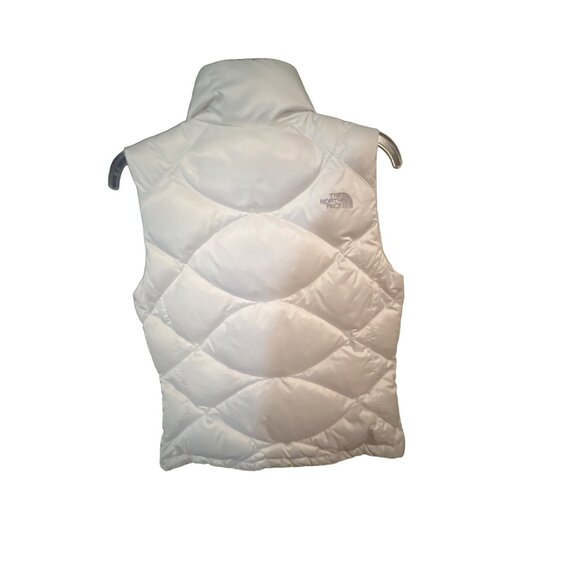 The North Face Aconcagua Vest 550 Fill Down Vest White/Silver Women's Size Mediu - Picture 2 of 4